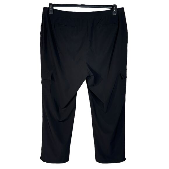 Zenergy by Chico’s SZ 3 SHORT (X-Large) Pants Lightweight Stretch Pockets Black - Picture 6 of 9